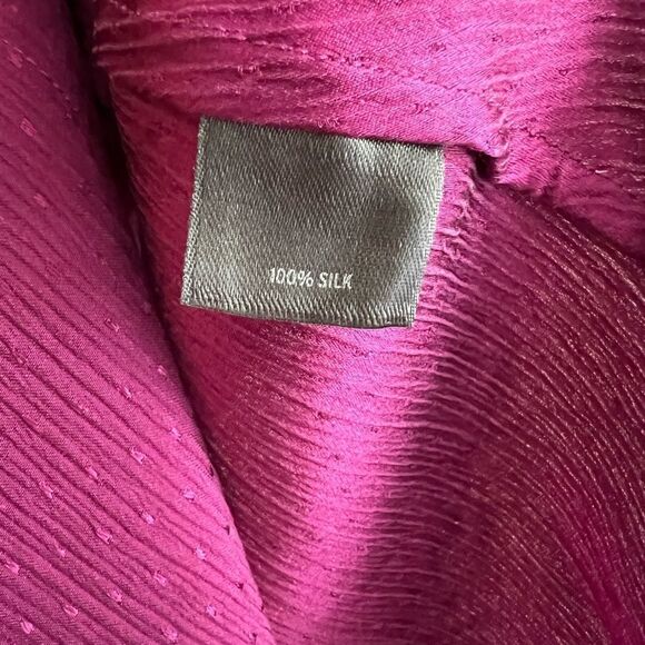 Semantiks 100% Silk Button Down Career Blouse - Picture 8 of 8